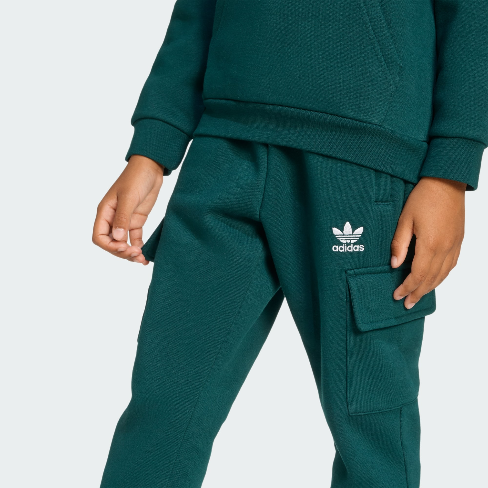Completo Hoodie Cargo Kids JY4877 UNI ADIDAS 