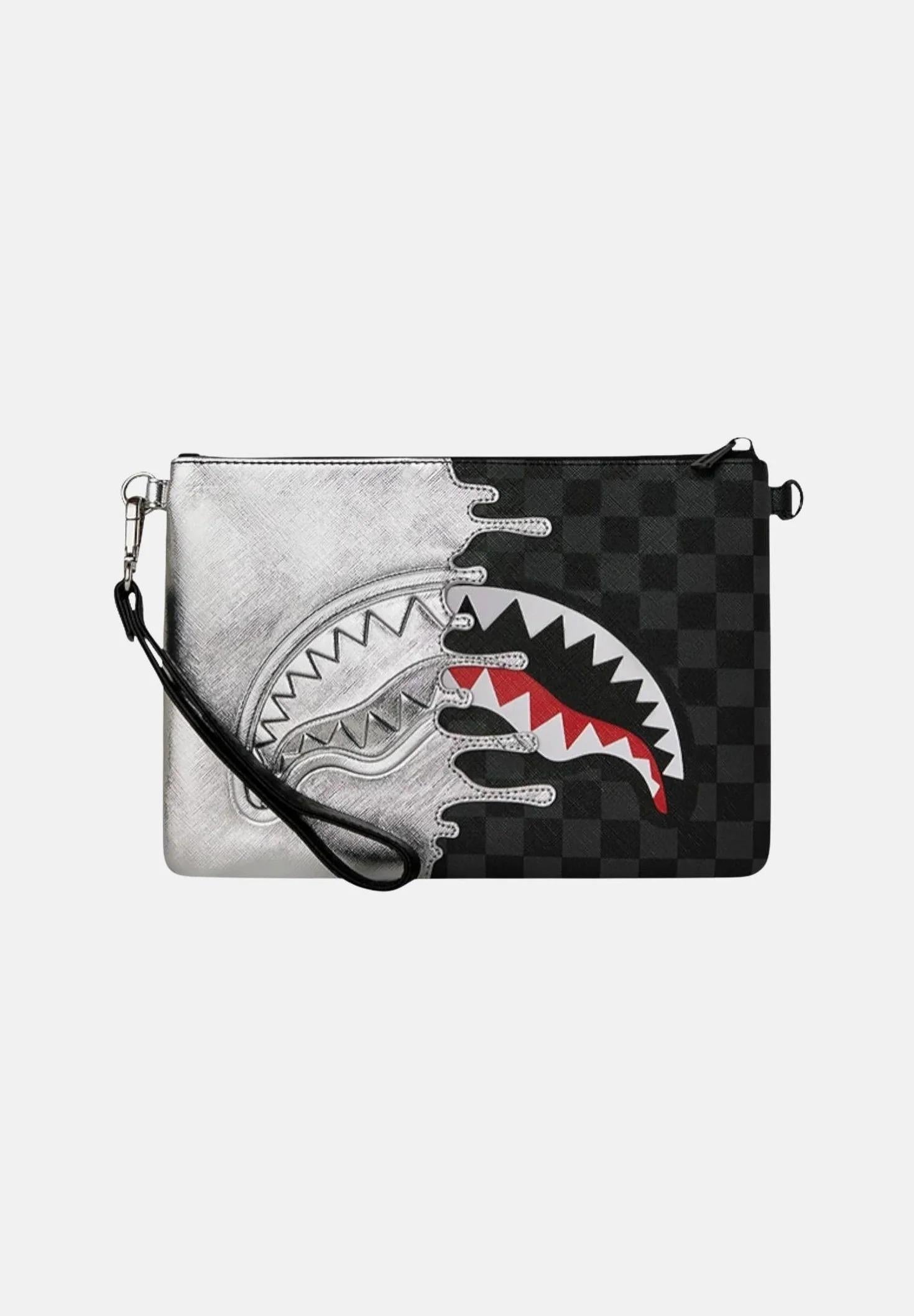 Silver Side Drip Black Check Crossb. 910B8929NSZ UNI SPRAYGROUND 