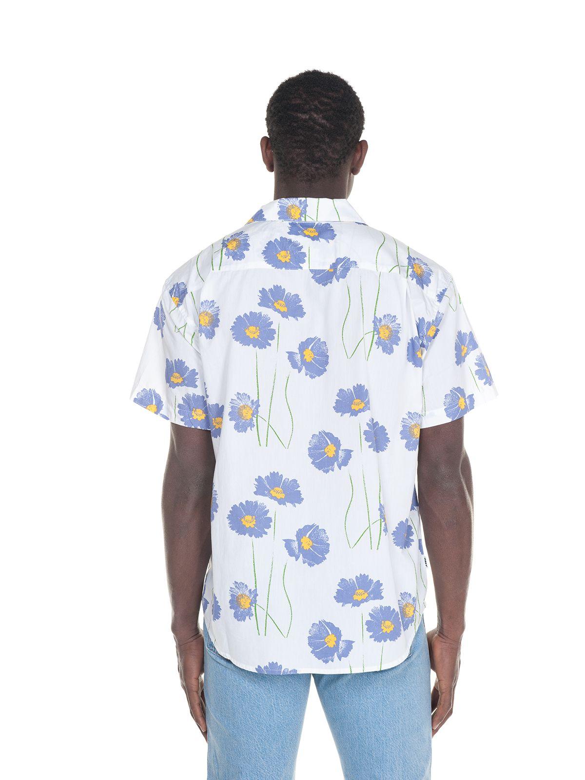 Camicia Marino MC000045 WHT MULTI OBEY 