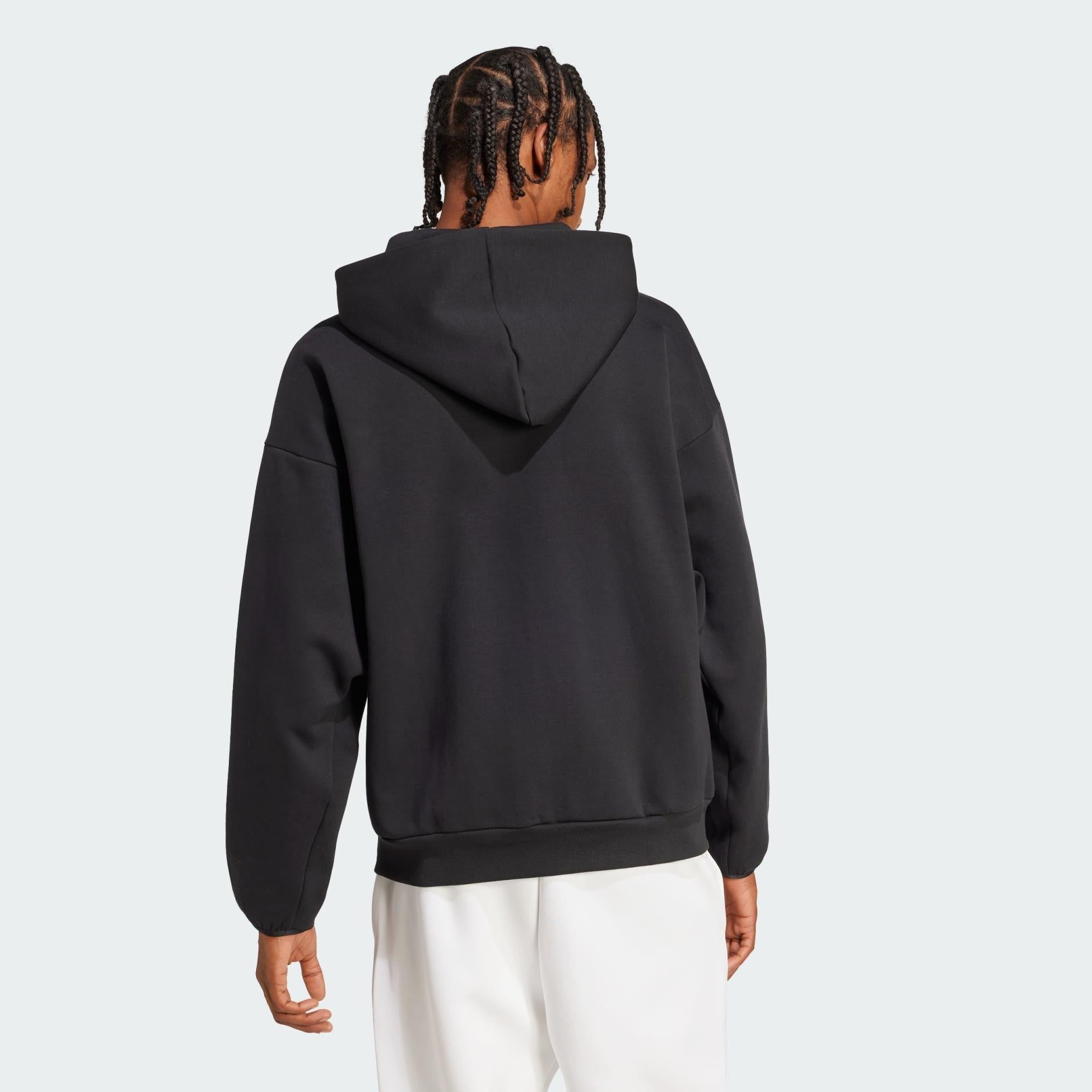 Felpa con cappuccio Future Icons Small Logo Full-Zip JI8768 UNI ADIDAS 