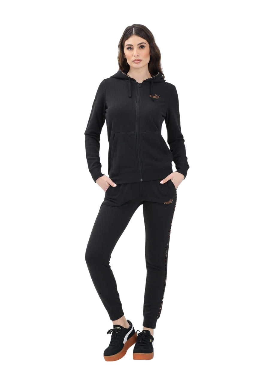 Tuta sportiva ESS+ Animal FZ nera 689001 01 PUMA 