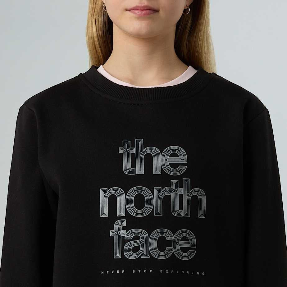 Reflective Logo Relaxed Crew NF0A8EAP JK31 THE NORTH FACE 
