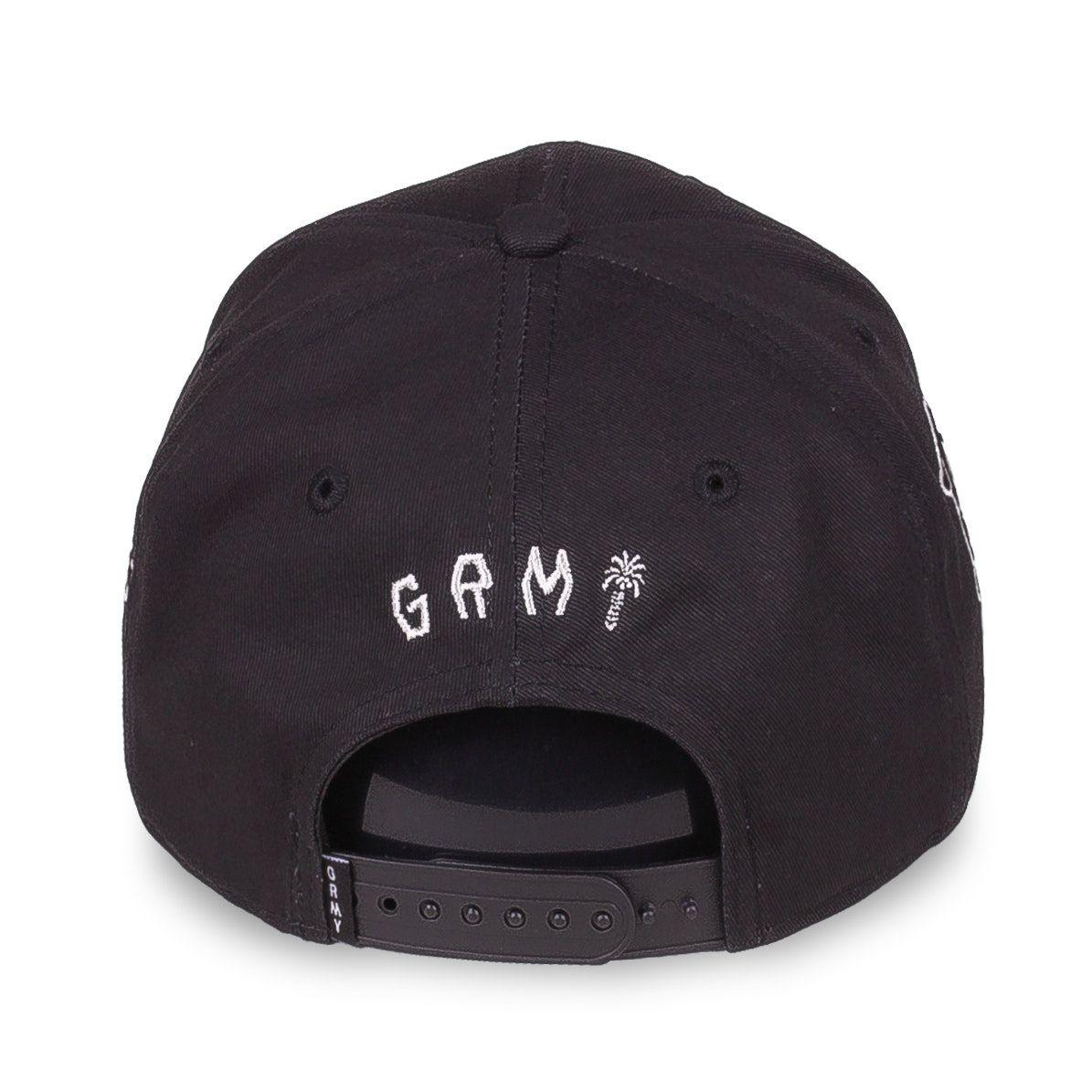 Curved Visor Snapback GRCC343 BLK GRIMEY 