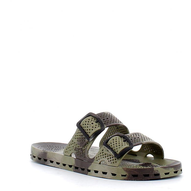 Sandals LA JOLLA MIMETIC KHAKI SENSI 