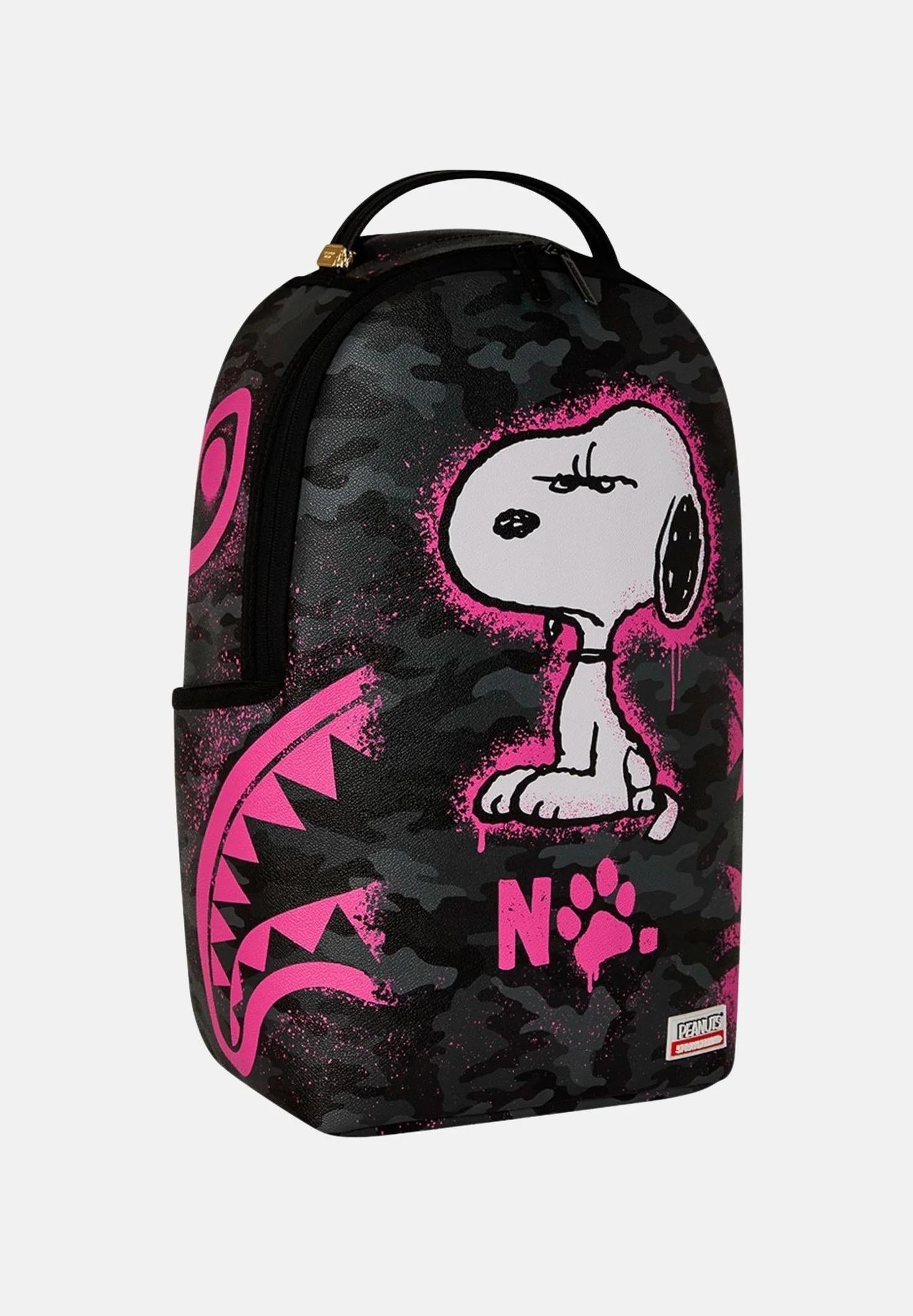 Peanuts Snoopy Pink Stencil 910B8781NSZ UNI SPRAYGROUND 
