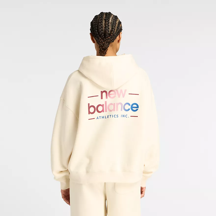 Reimagined Fleece Oversized Hoodie WT53515 LIN NEW BALANCE 