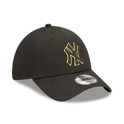 9FORTY NEW YORK YANKEES TEAM OUTLINE CAP 60298630 BLKHCB NEW ERA 