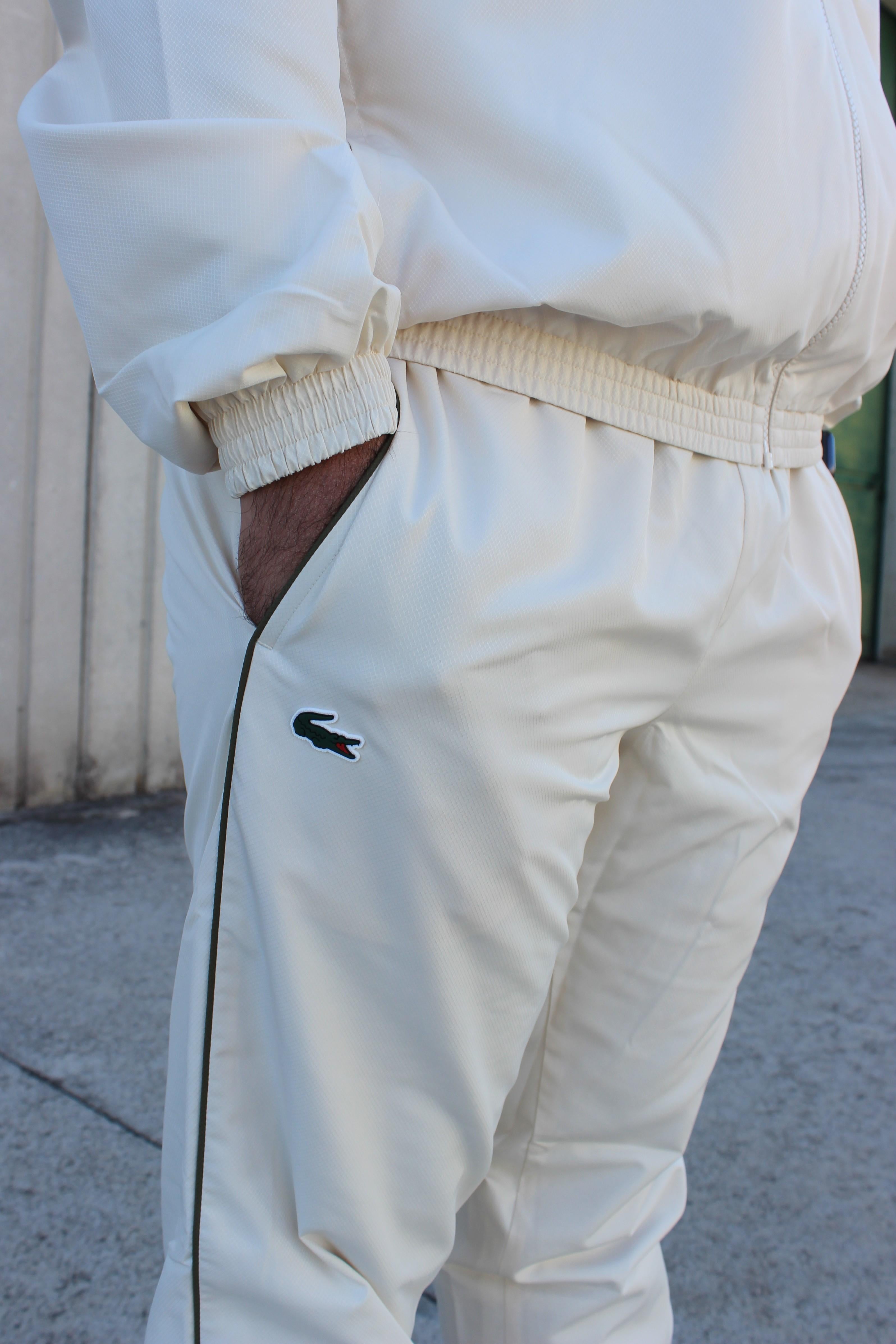 Tuta Da Tennis Con Logo A Righe WH4757 XFJ LACOSTE 