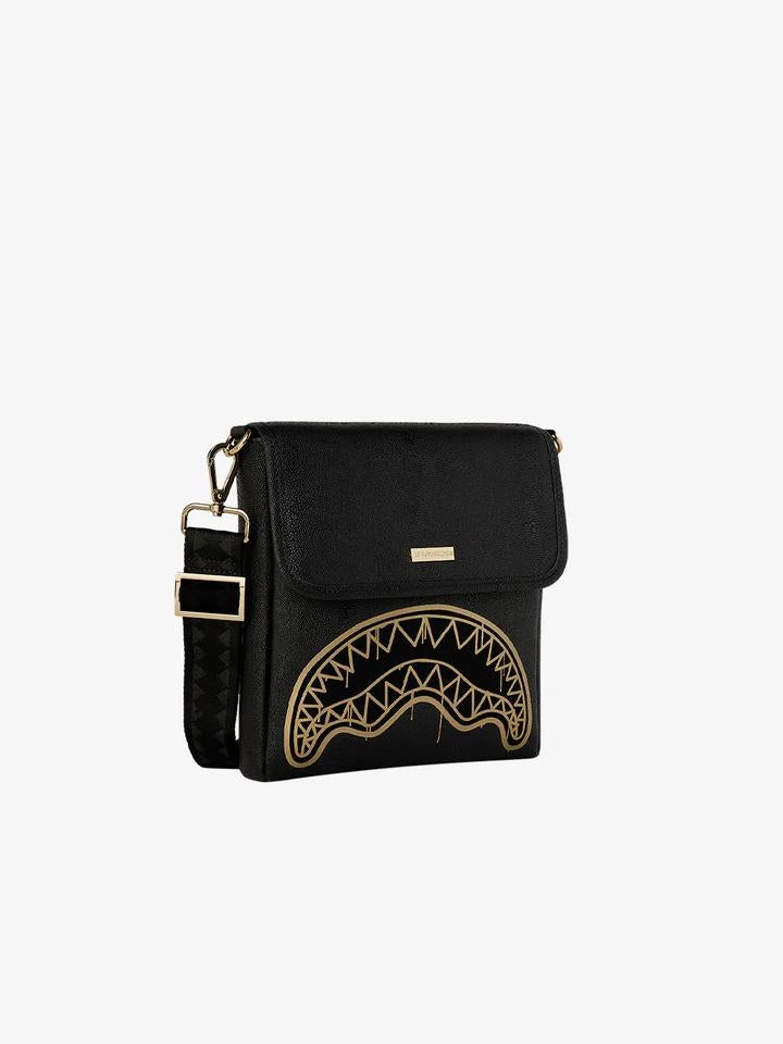 That Gold Drap Messenger Sling 910B8975NSZ UNI SPRAYGROUND 