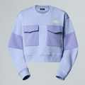 Terry Oversized Cropped Crew