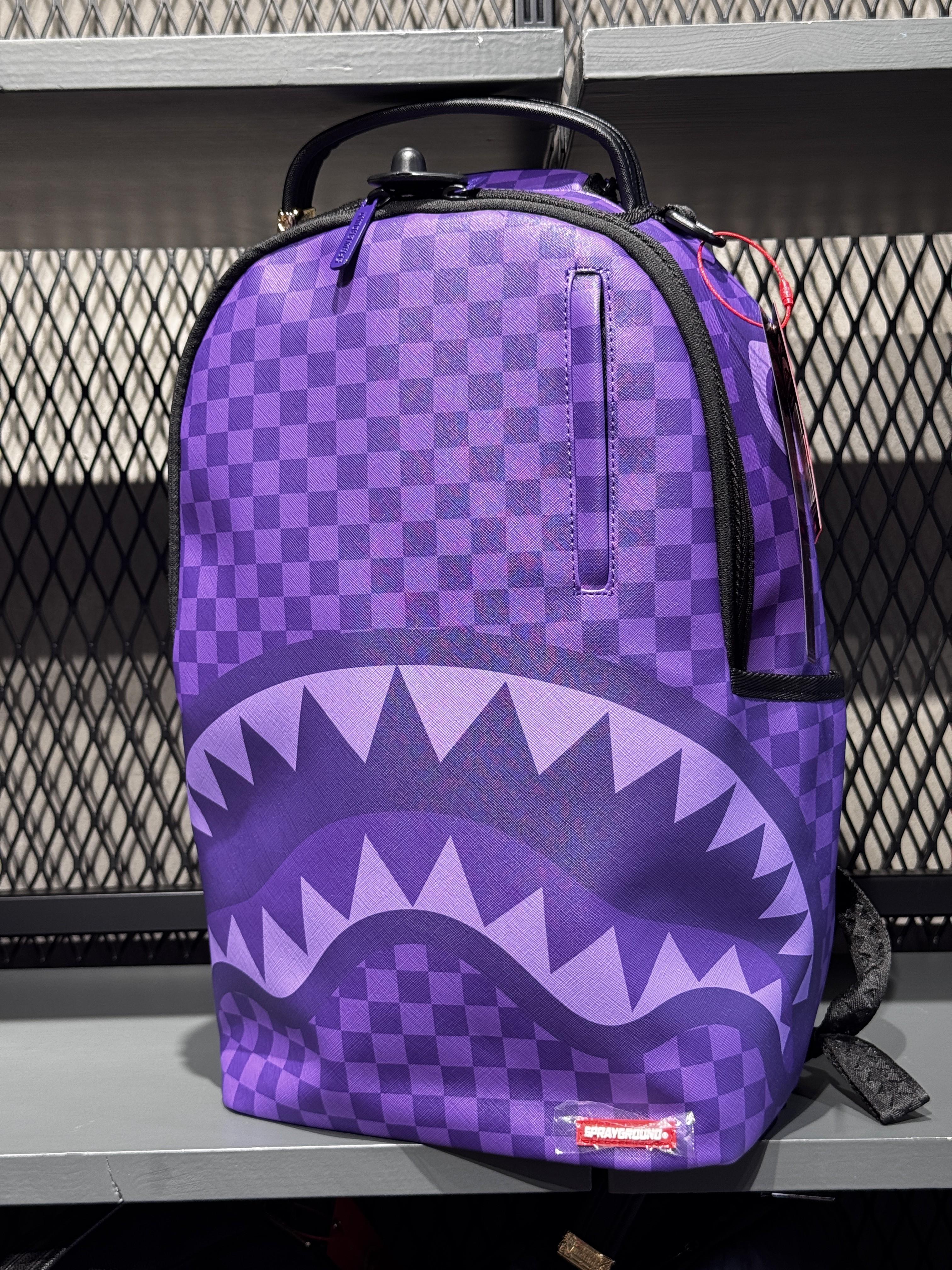 Purple Shark In Paris 910B7645 NSZ SPRAYGROUND 