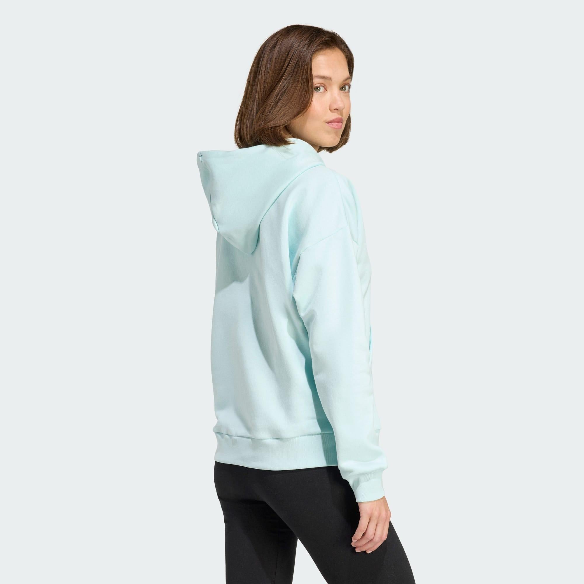 Essentials Small Logo Feel Cozy Hoodie AJV7312 UNI ADIDAS 