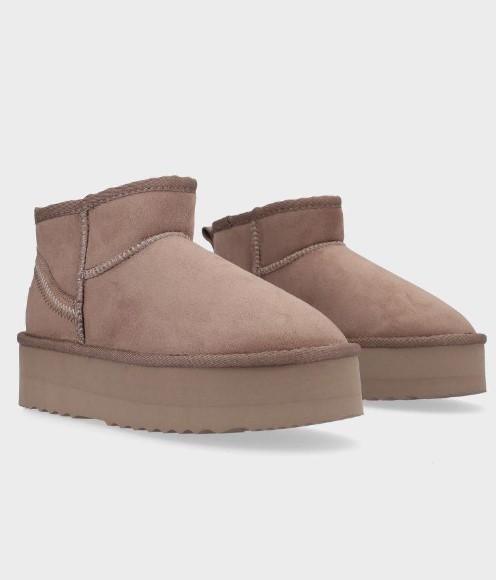 Stivaletto da donna 59733 NUEZ TAUPE MTNG 