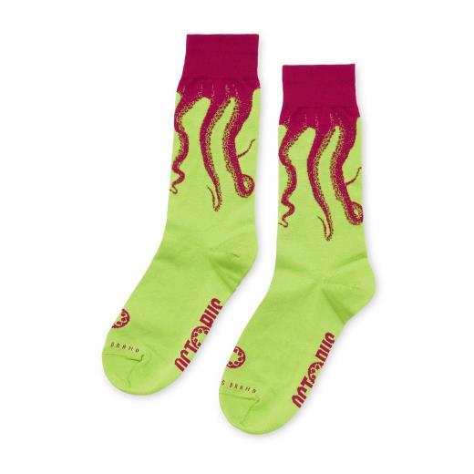 Original Socks 22SOSXP05 GREEN OCTOPUS 