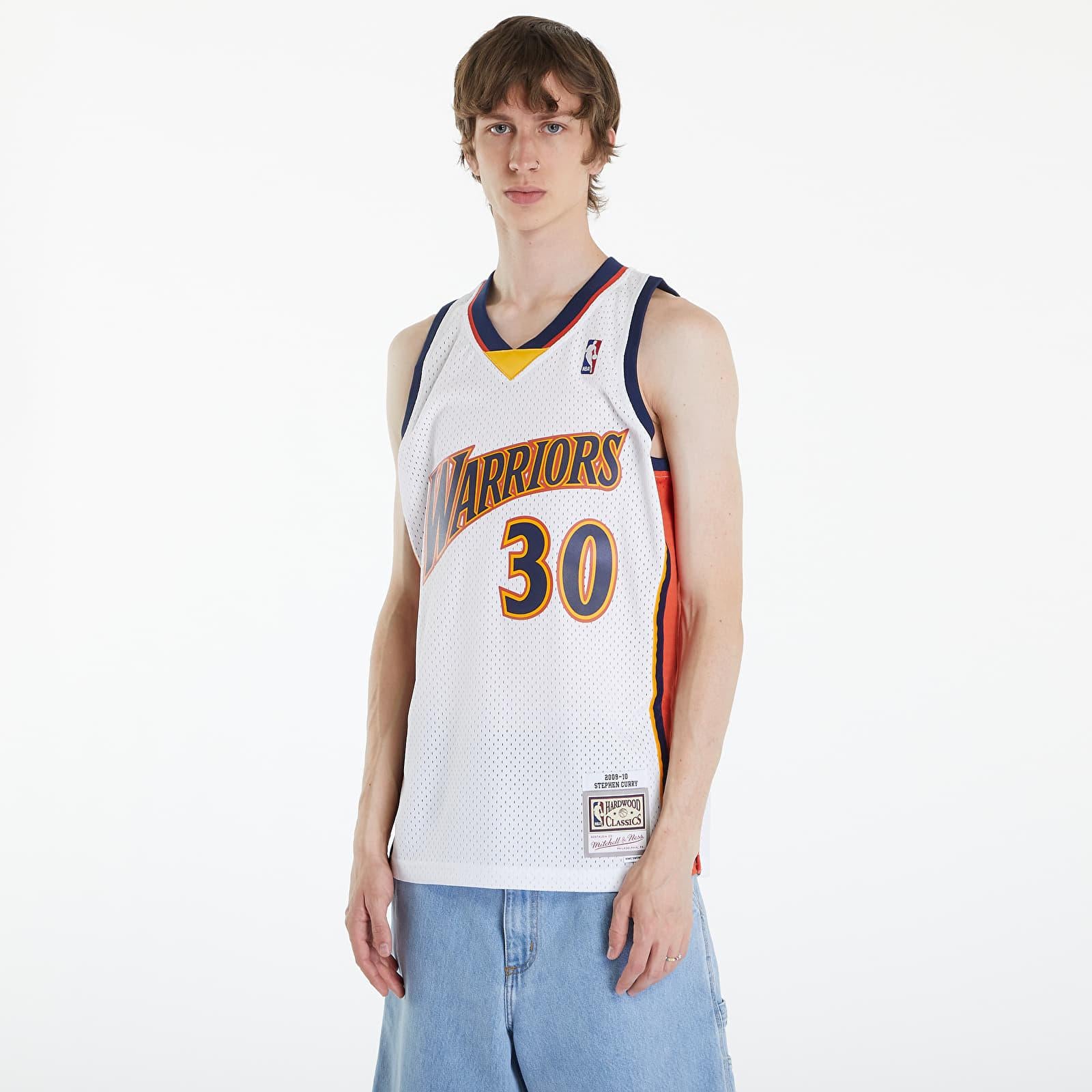 GOLDEN STATE WARRIORS - STEPHEN CURRY SMJYGS18169 WHITE MITCHELL&NESS 