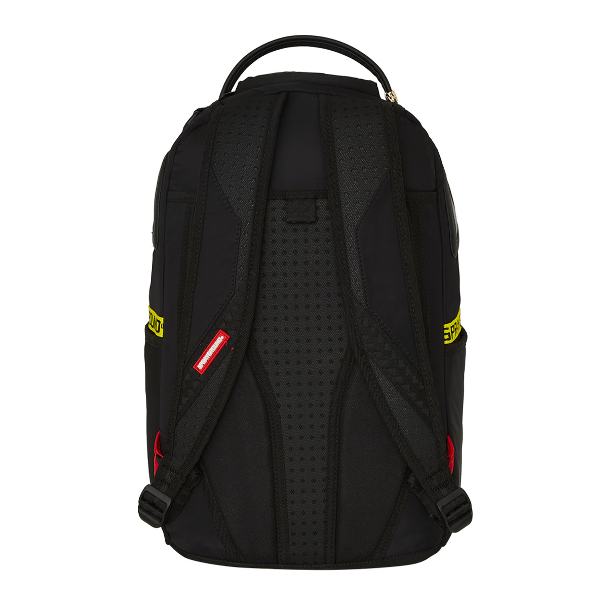 Shark Central Yellow Tape Satin Backpack 910B7736 NSZ SPRAYGROUND 