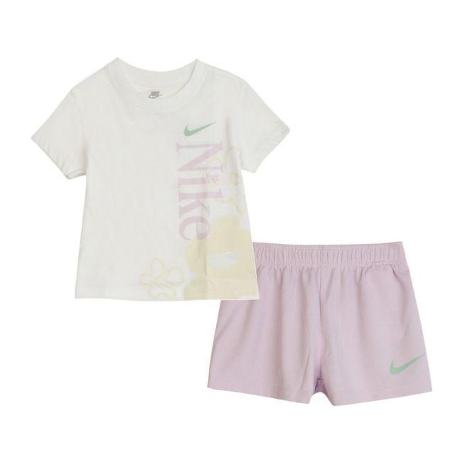 Wild Flower Tee Mesh Short Set