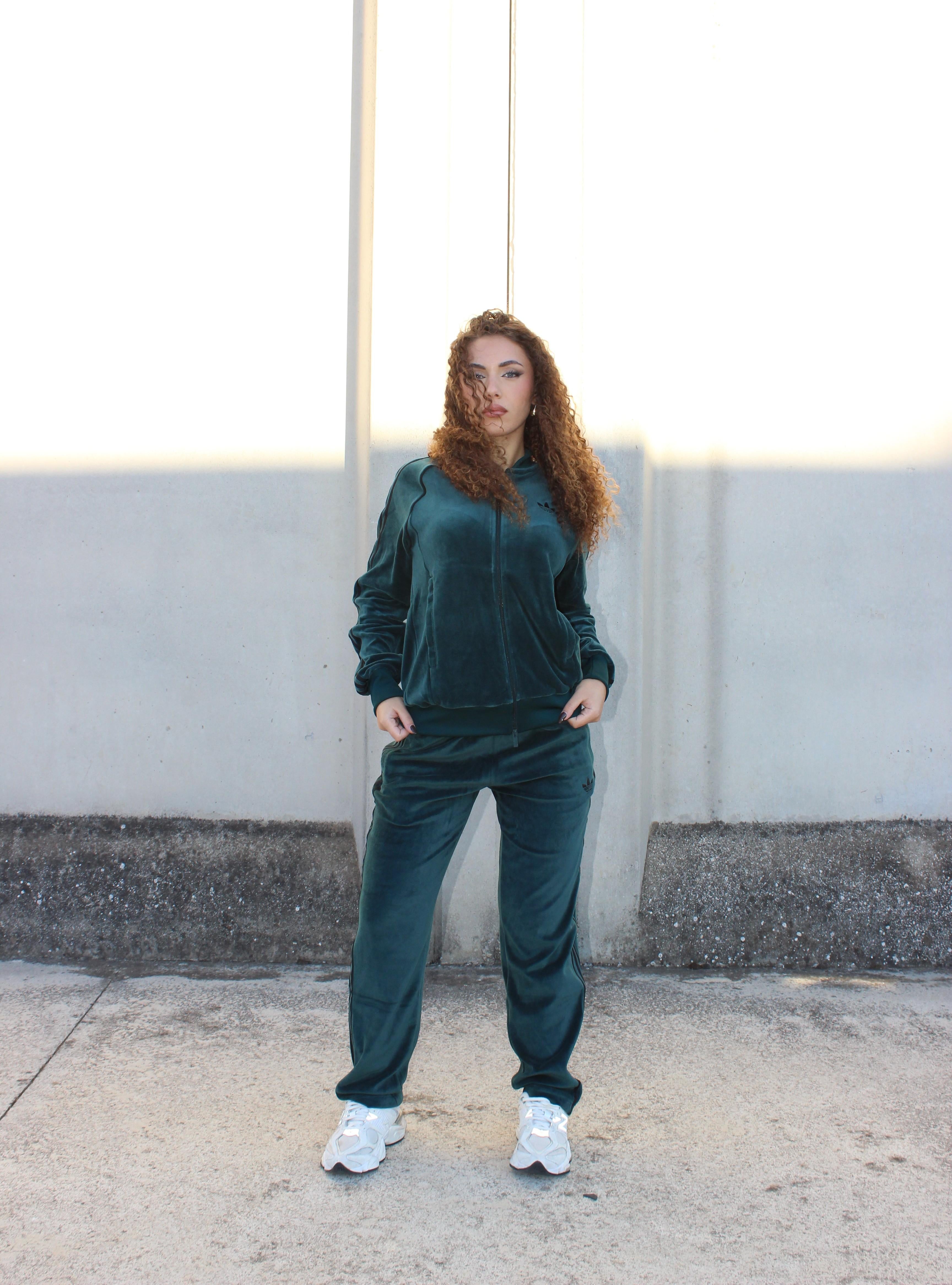 Tuta da allenamento Adicolor in velour JX1564 UNI ADIDAS 
