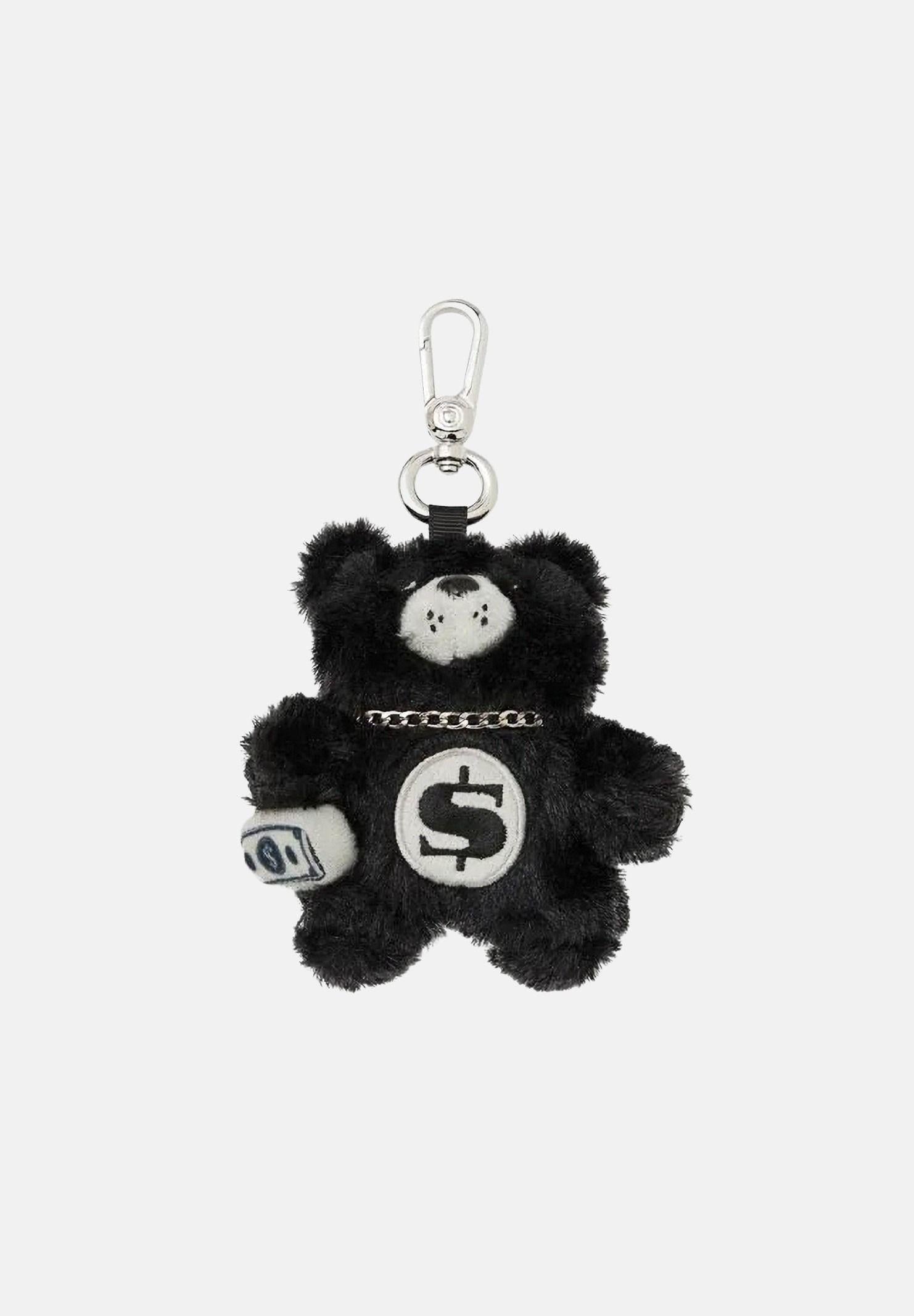 FUR CRAY BLACK BEAR KEYCHAIN 910K8353 NSZ SPRAYGROUND 