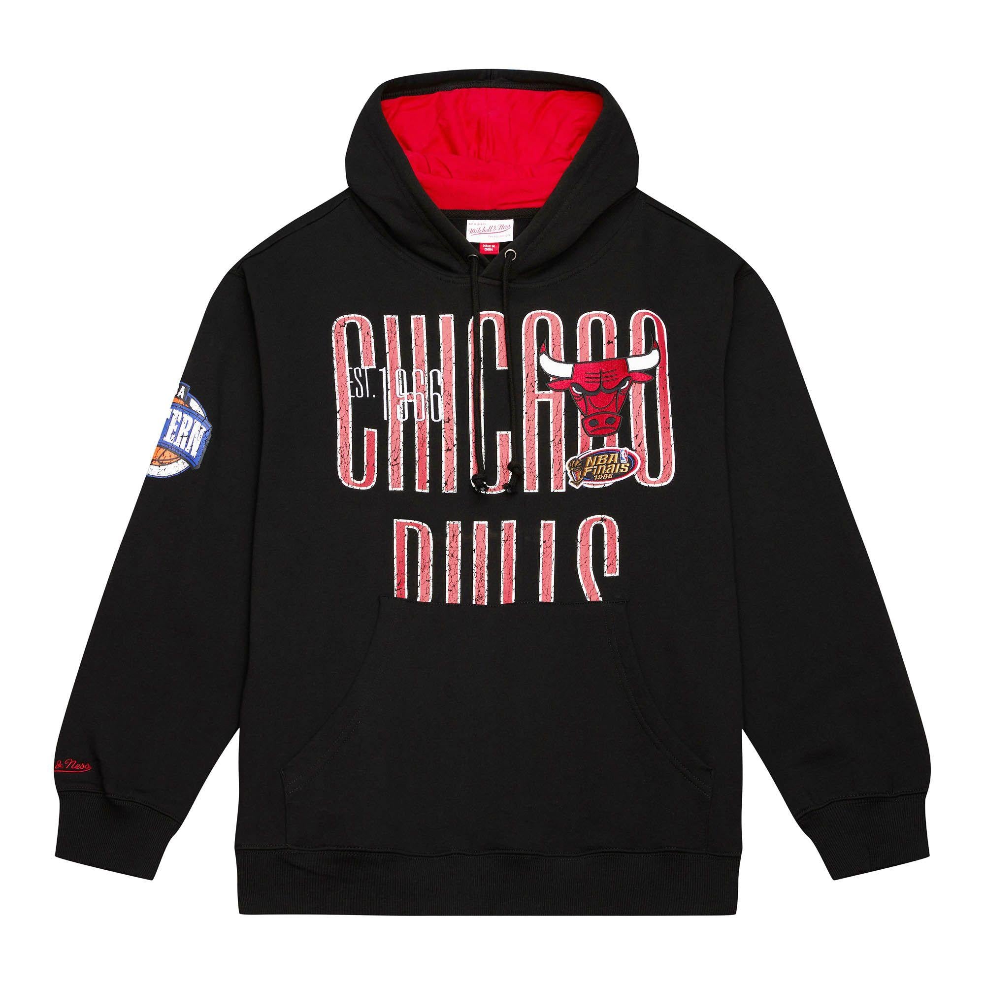 Team OG Fleece 2.0 Chicago Bulls Mitchell and Ness FPHD5524 CBUBLK MITCHELL&NESS 
