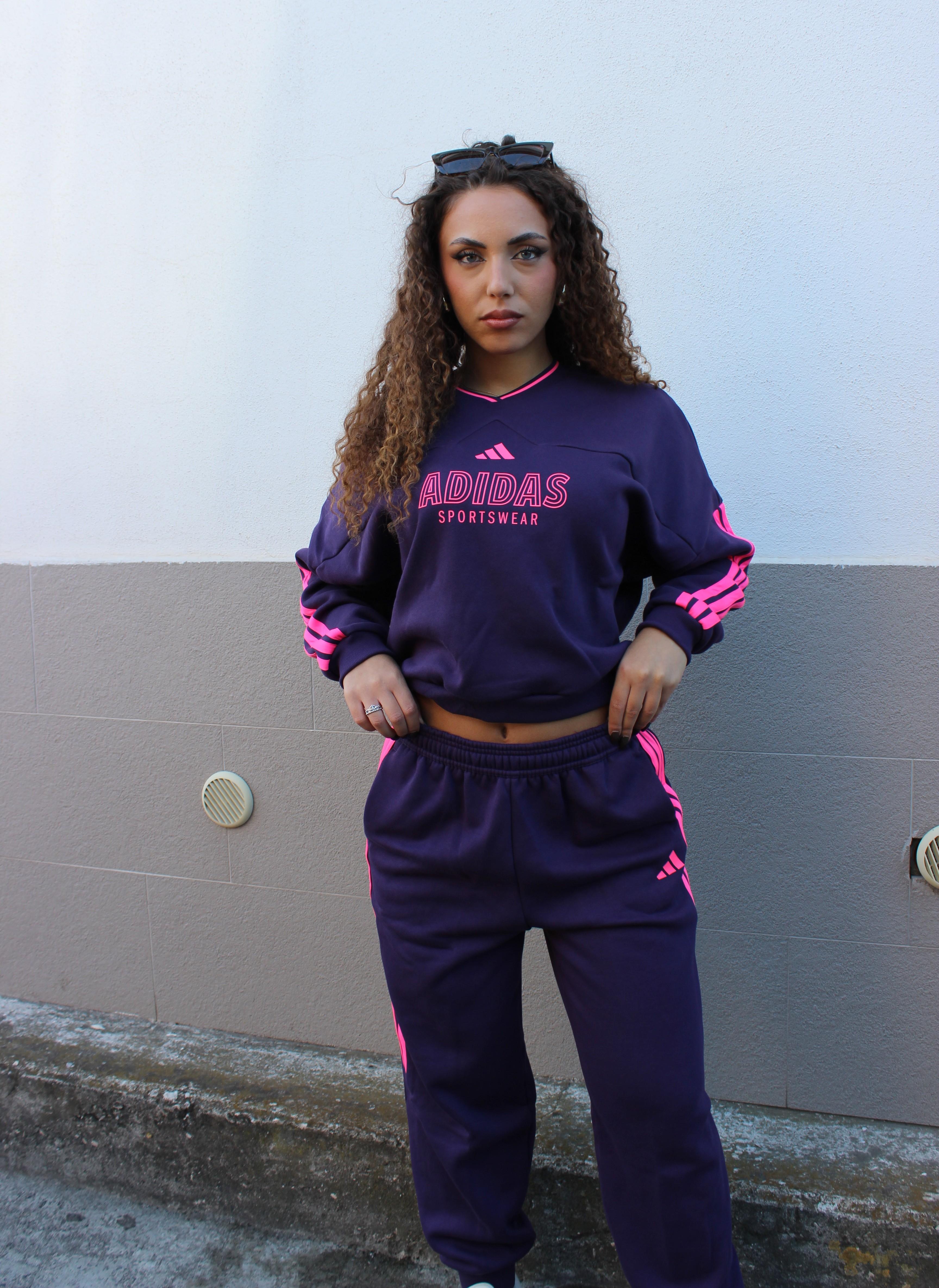 Tuta da donna adidas House of Tiro 3-Stripes JX5119 UNI ADIDAS 