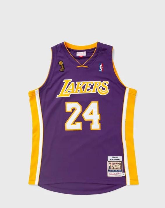 Autentic Jersey Los Angeles Laker Kobe Bryant Hof 1996/2016 AJY4EL18017 LALPURP08KBR MITCHELL&NESS 