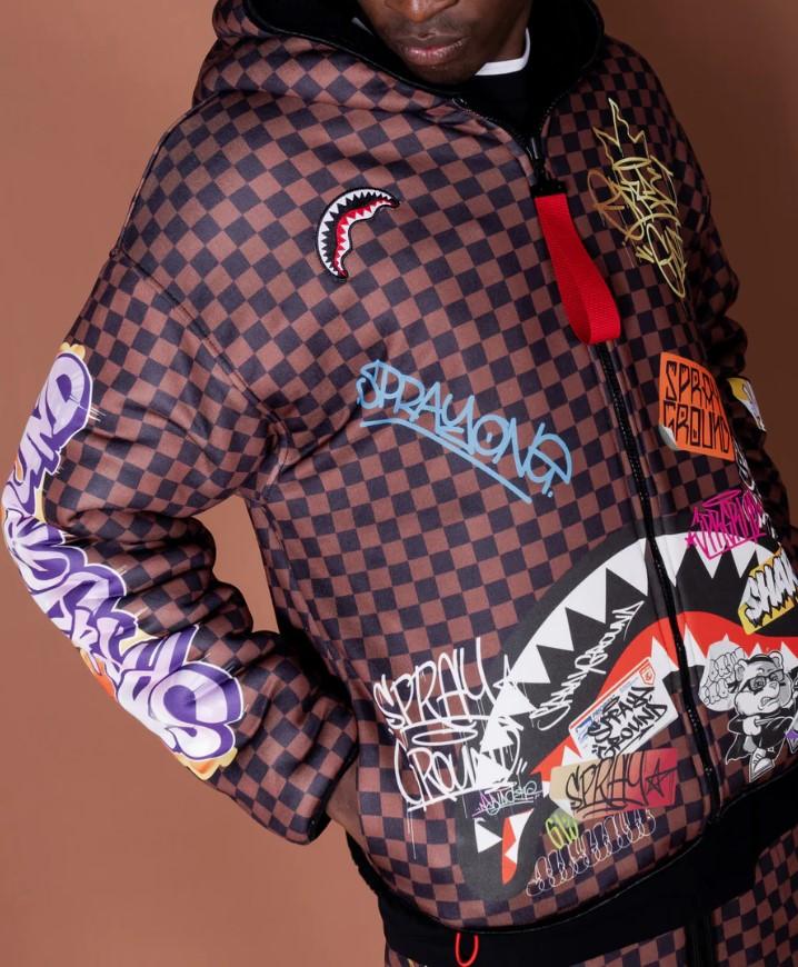 Shark in Paris Teddy REVERSIBLE SP407 UNI SPRAYGROUND 