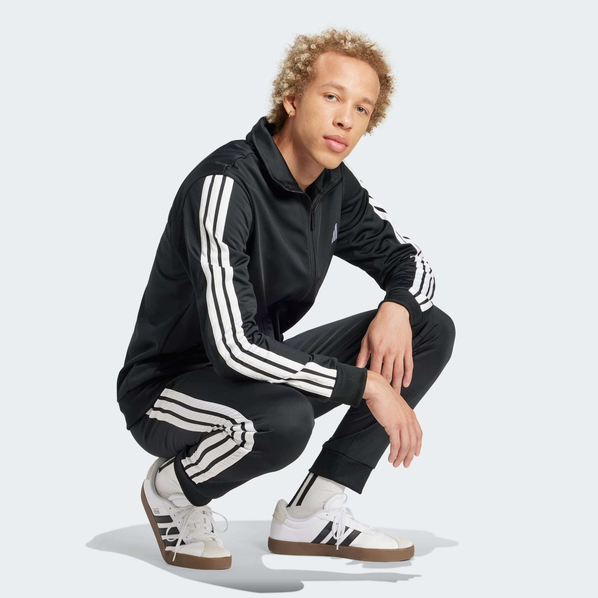 Tuta sportiva Basic 3 Strisce Tricot Track Suit JI8858 UNI ADIDAS 