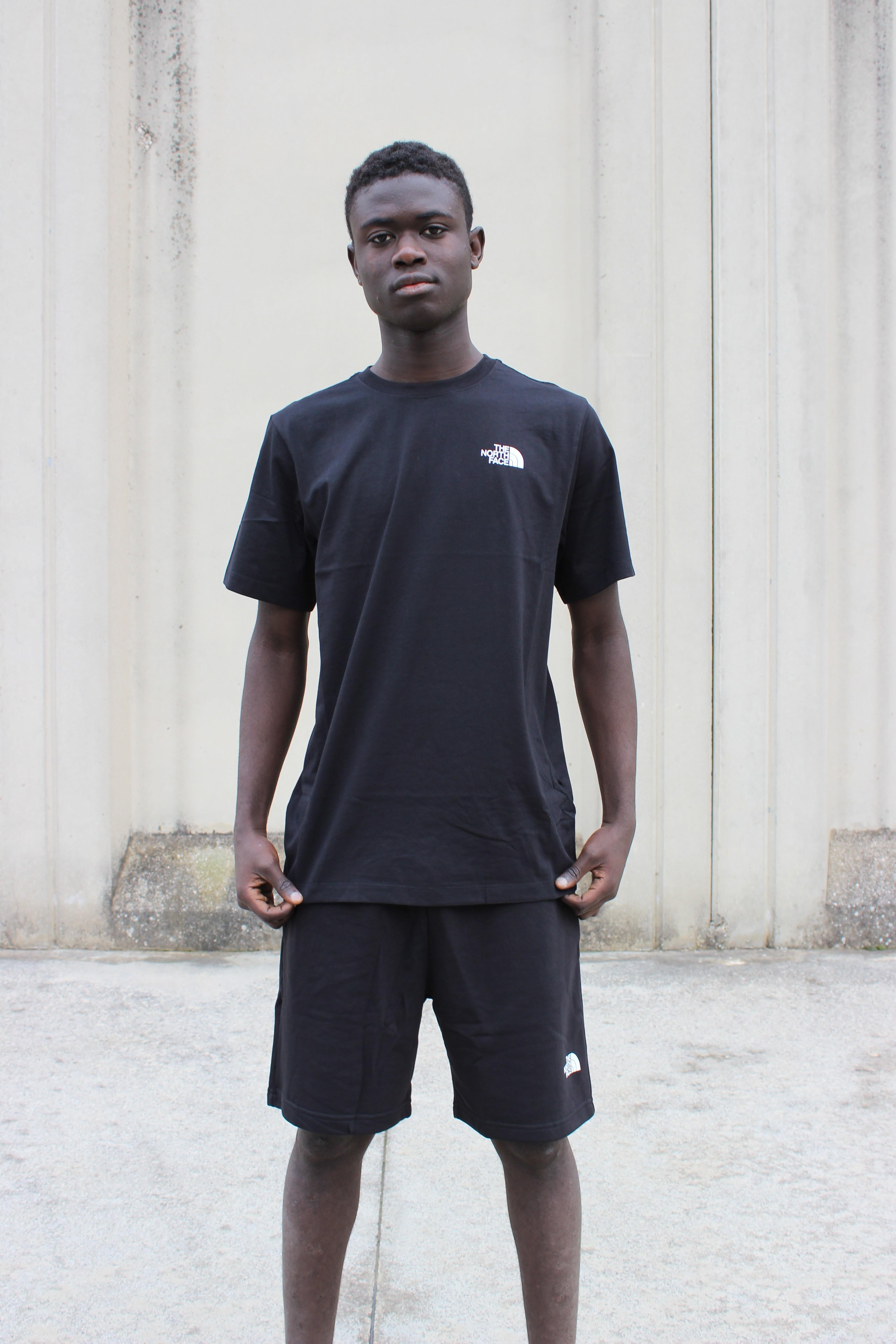 Vertical Regular Short Sleeve Tee-Grap NF0A8GV1 JK31 THE NORTH FACE 