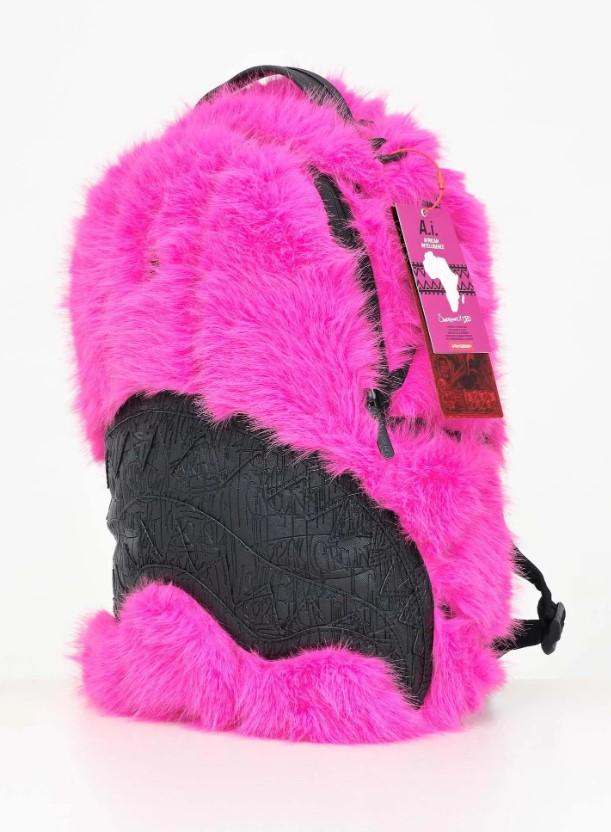 A.i. Pink fur backpack 910B6812NSZ UNI SPRAYGROUND 