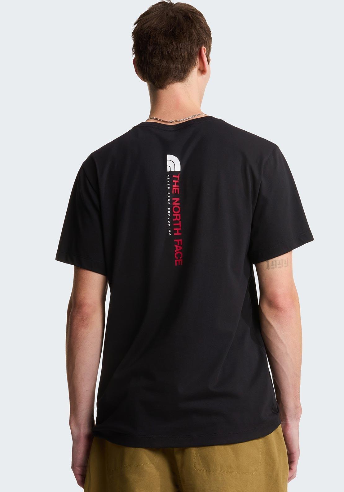 Vertical Regular Short Sleeve Tee-Grap NF0A8GV1 JK31 THE NORTH FACE 