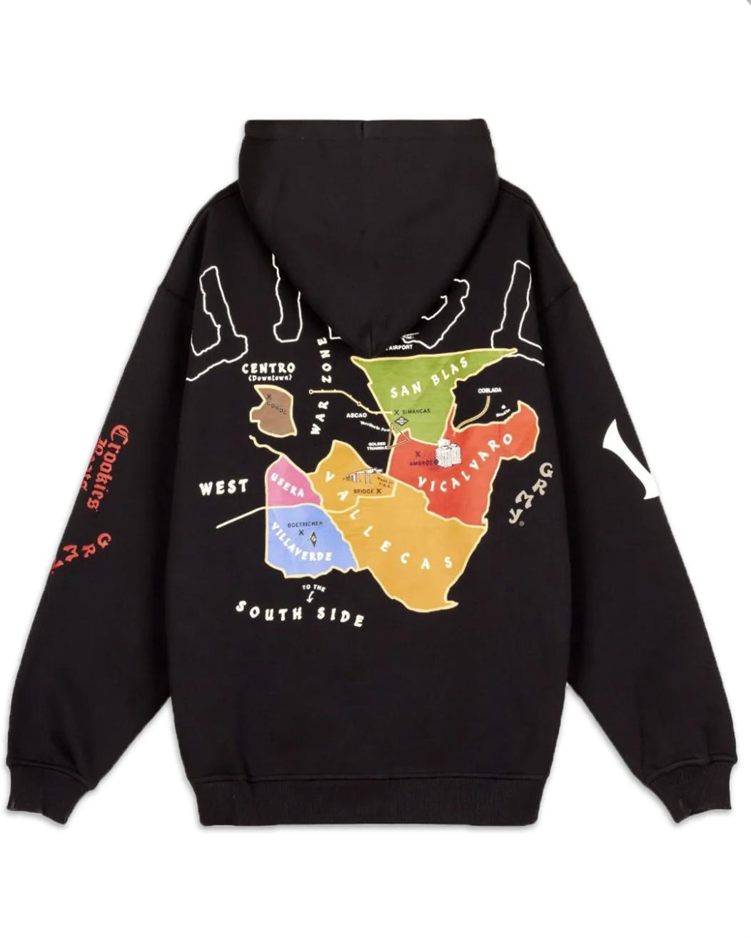Hoodie Grimey GCH549 BLACK GRIMEY 