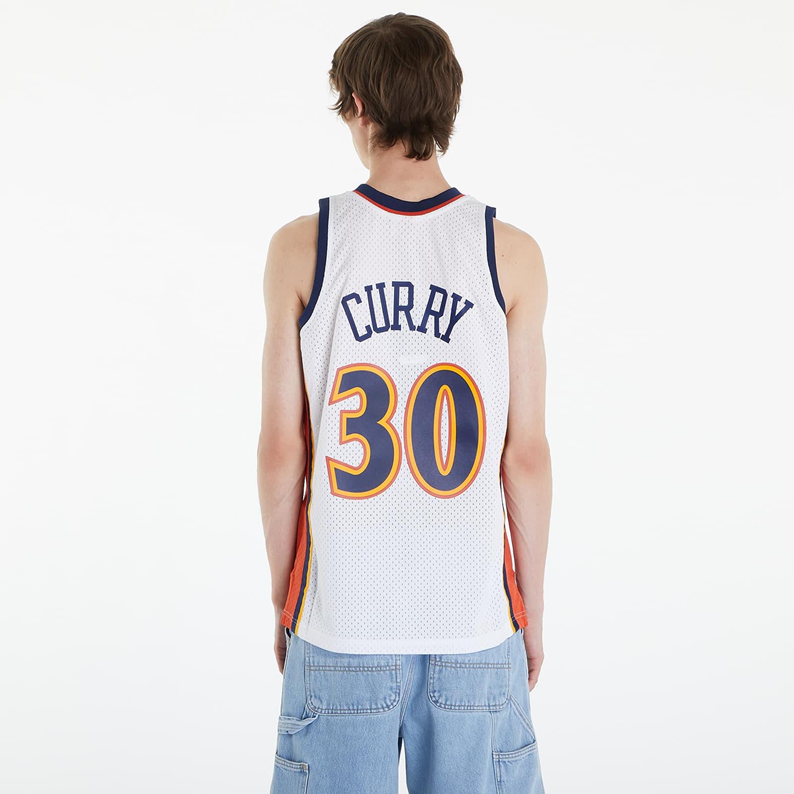 GOLDEN STATE WARRIORS - STEPHEN CURRY SMJYGS18169 WHITE MITCHELL&NESS 