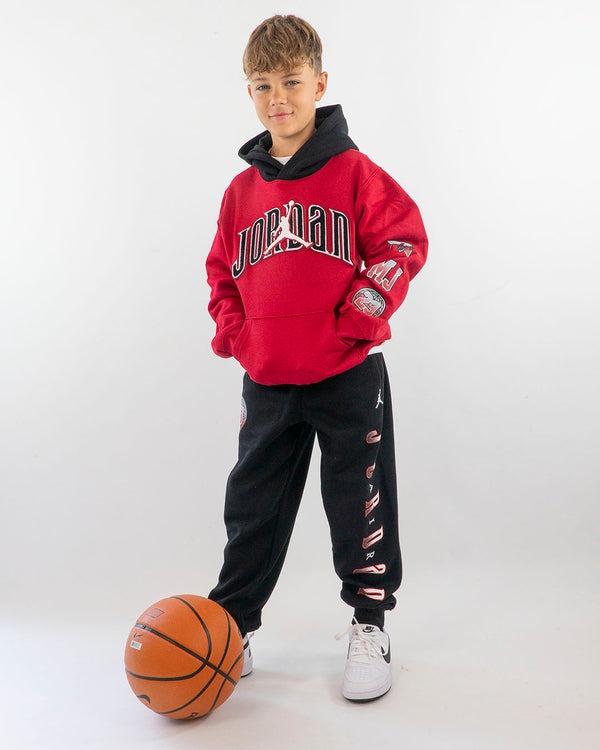 Felpa con cappuccio GAMETIME da bambino 95F209 R78 JORDAN 