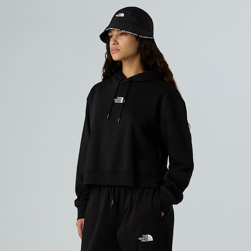 W Essential Crop Hoodie