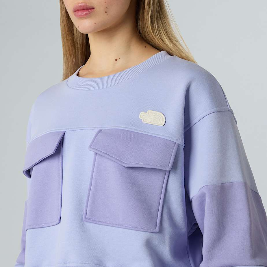 Terry Oversized Cropped Crew NF0A8C2C 0VL1 THE NORTH FACE 
