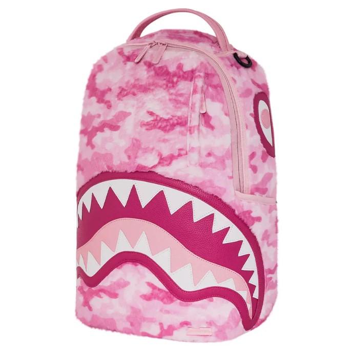 Pink Fur Camo Backpack 910B6770NSZ UNI SPRAYGROUND 