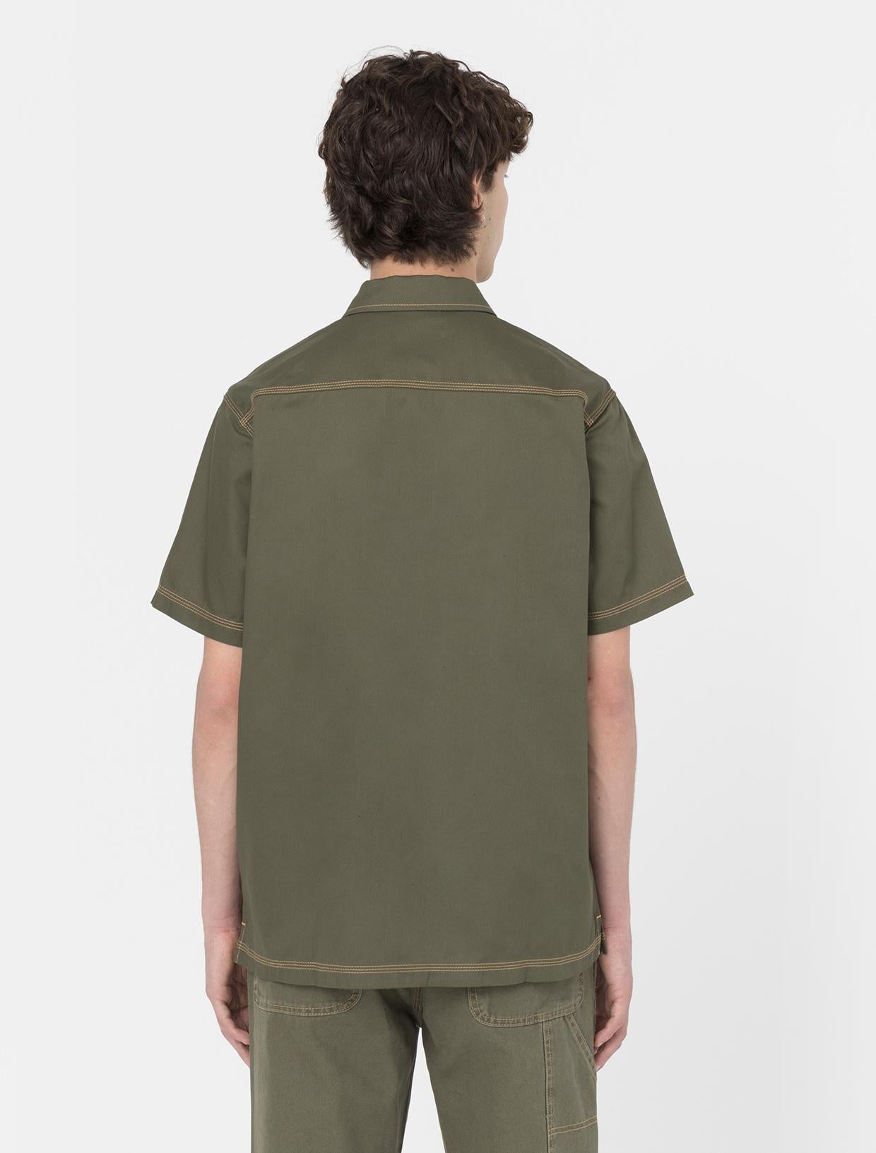 MADRAS SHIRT SS MILITARY GR DK0A4Y7L MGR1 DICKIES 