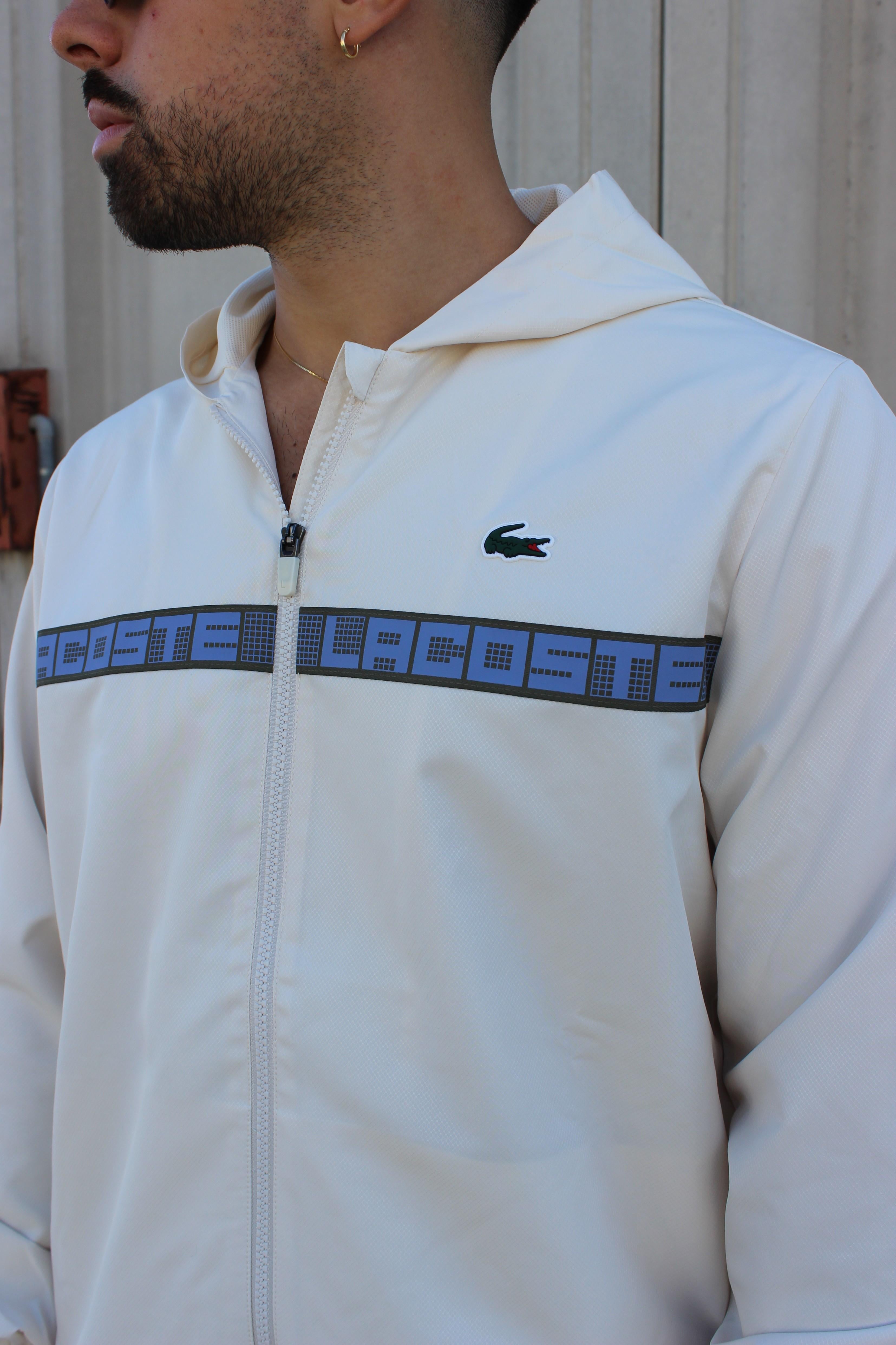 Tuta Da Tennis Con Logo A Righe WH4757 XFJ LACOSTE 