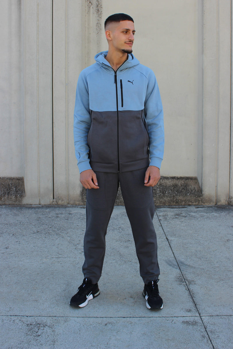PUMATECH hooded jumpsuit with full zip