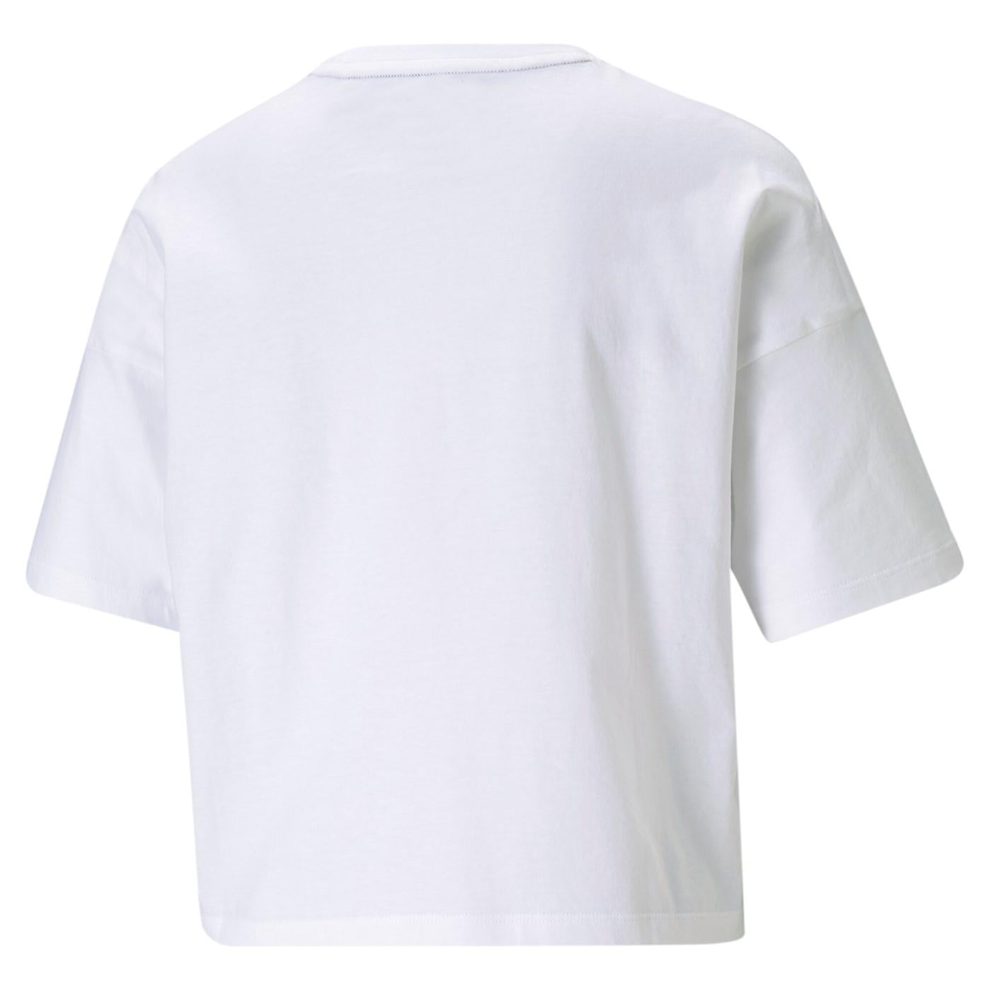 ESS Cropped Logo Tee<BR/> 586866 02 PUMA 