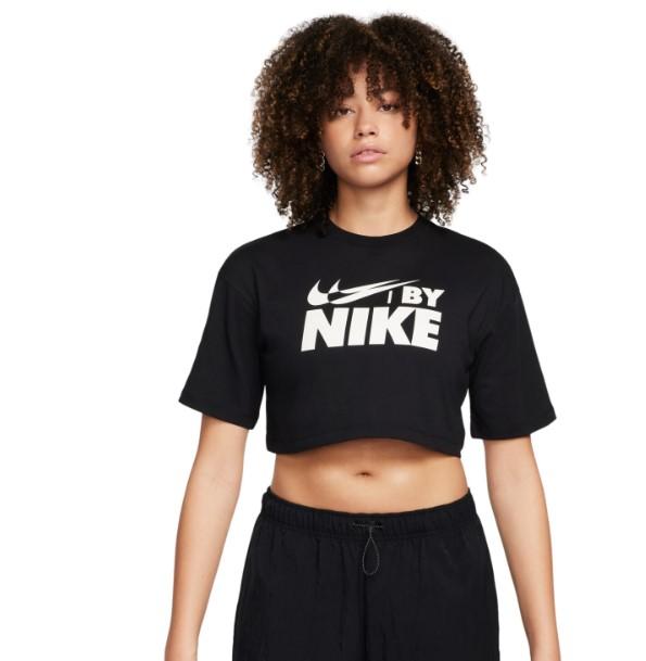 nsw crop tee gls FZ4635 010 NIKE 