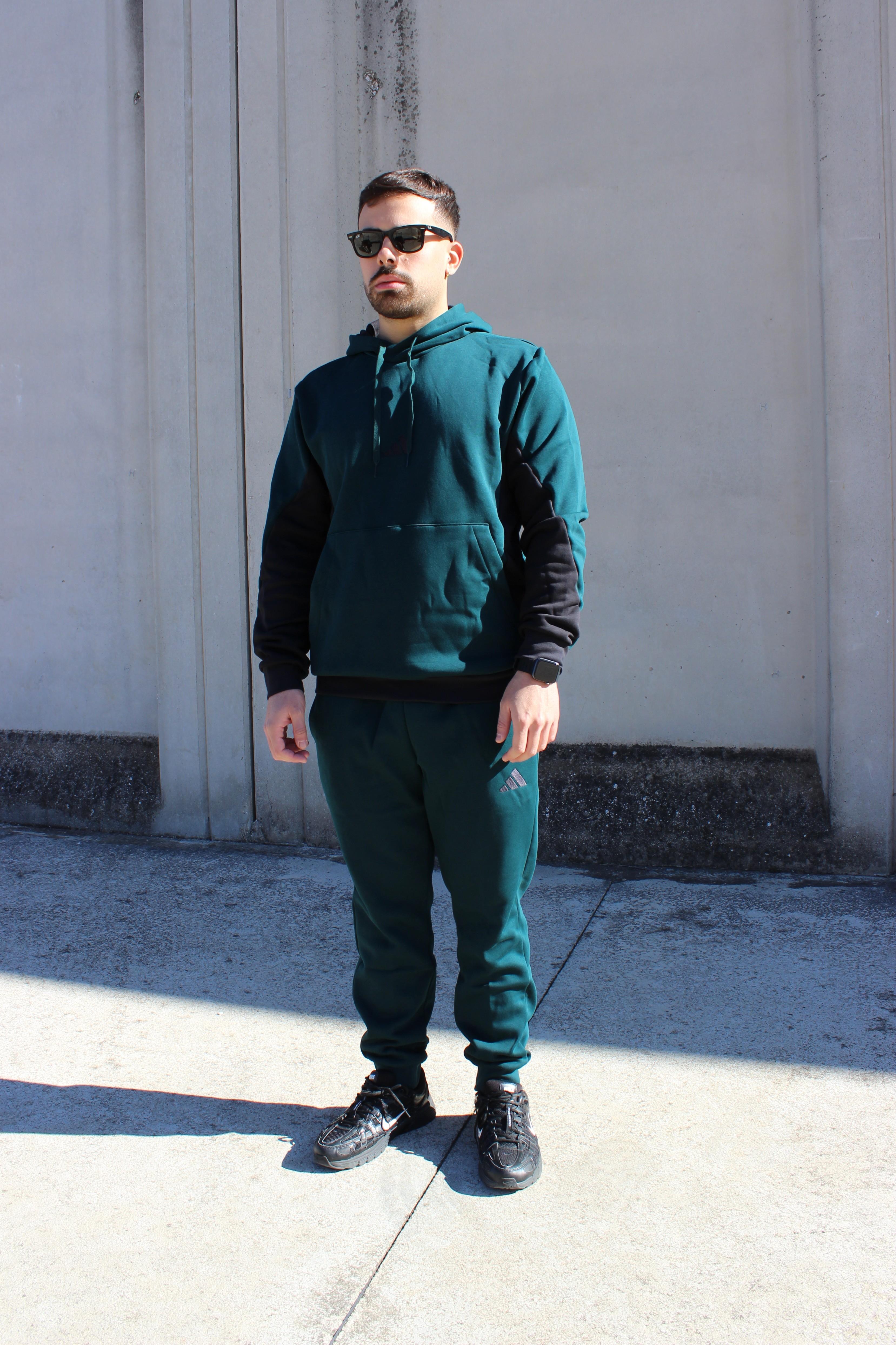 Adidas Tuta da Uomo Fleece Colorblock KB5266 UNI ADIDAS 