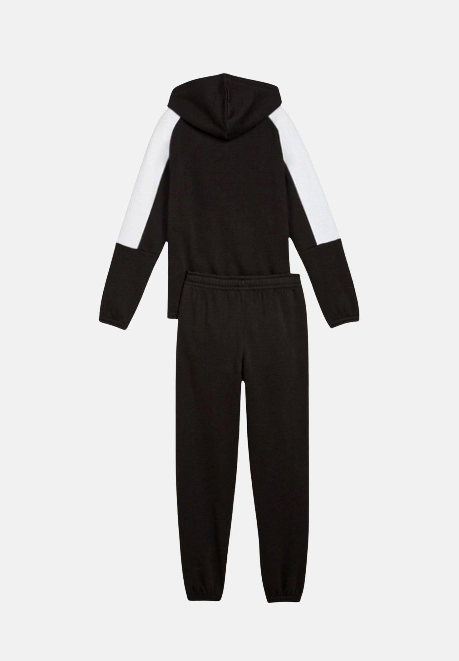 ESS BLOCK Hooded Full-Zip Sweat Suit FL B 689724 01 PUMA 