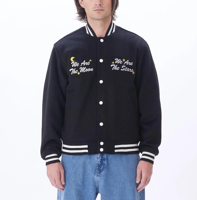 Wizard Varsity Jacket 121800551 BLK OBEY 