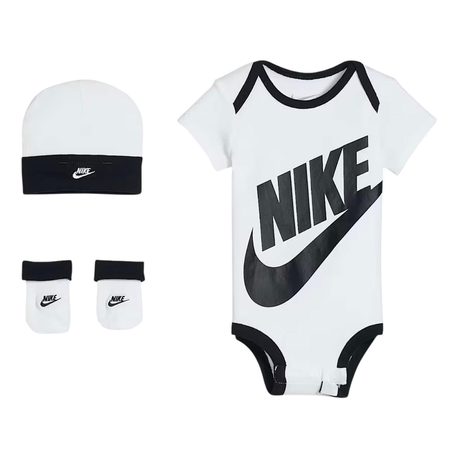 3 PIECE INFANT SET CAPPELLINO BODY CALZINI MN0073 001 NIKE 
