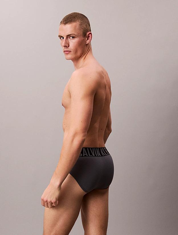 Slip con vestibilità a livello dei fianchi in confezione da 3 - Microfibre Stretch 000NB3607A ZDB CALVIN KLEIN 