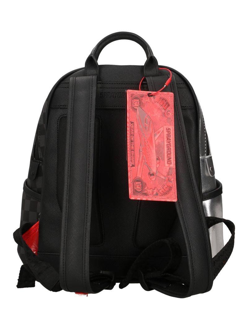 Silver Side Drip Black Check Savage 910B8922NSZ UNI SPRAYGROUND 