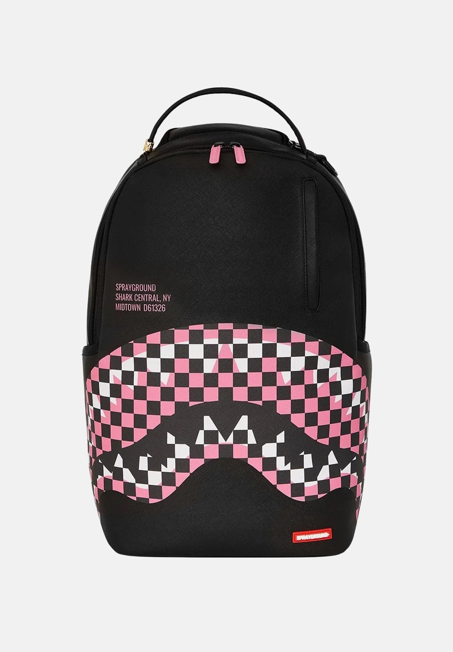 Shark Central Breakup Check Sorbet Grey Backpack 910B7635NSZ UNI SPRAYGROUND 
