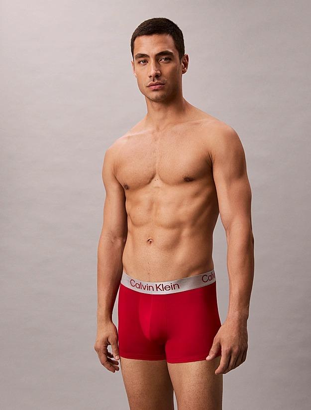 Boxer a vita bassa in confezione da 3 - Microfibre Stretch LV00NB4269 0GU CALVIN KLEIN 